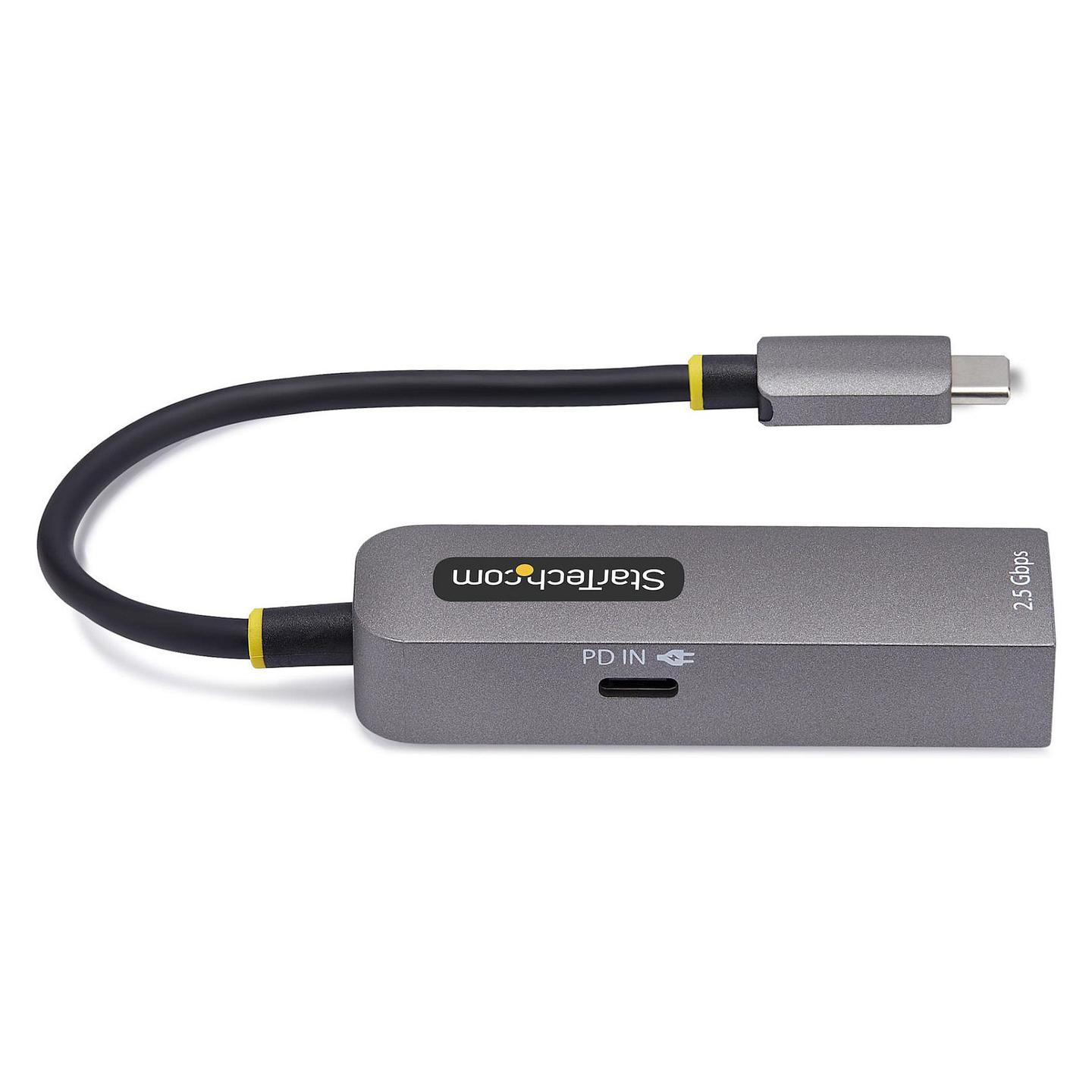 Adapter Rrjeti USB-C StarTech 2GPD3-USB-C-ETHERNET, 2.5GbE, RJ45, 100W PD - Gri - 4