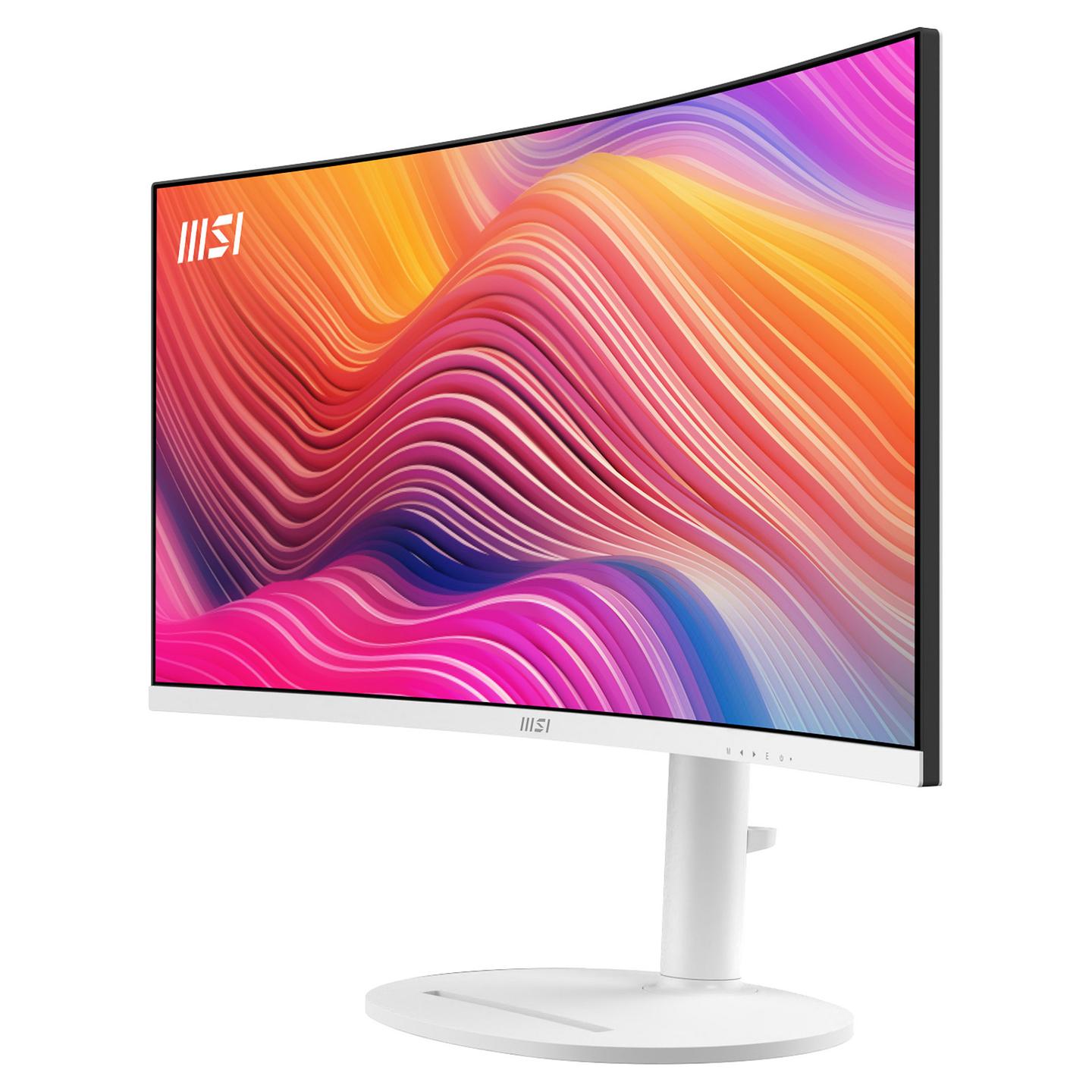 Monitor MSI Modern MD342CQPW, 34", UWQHD VA Curved, 120Hz, 1ms, 2xHDMI+DP+USB-C - Bardhë - 4
