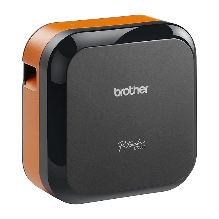 Printer Industrial Etiketash Brother PT-E720BT / Thermal Transfer / 180 × 180 DPI / Bluetooth & USB / 24 mm - Zezë/Portokalli - 2
