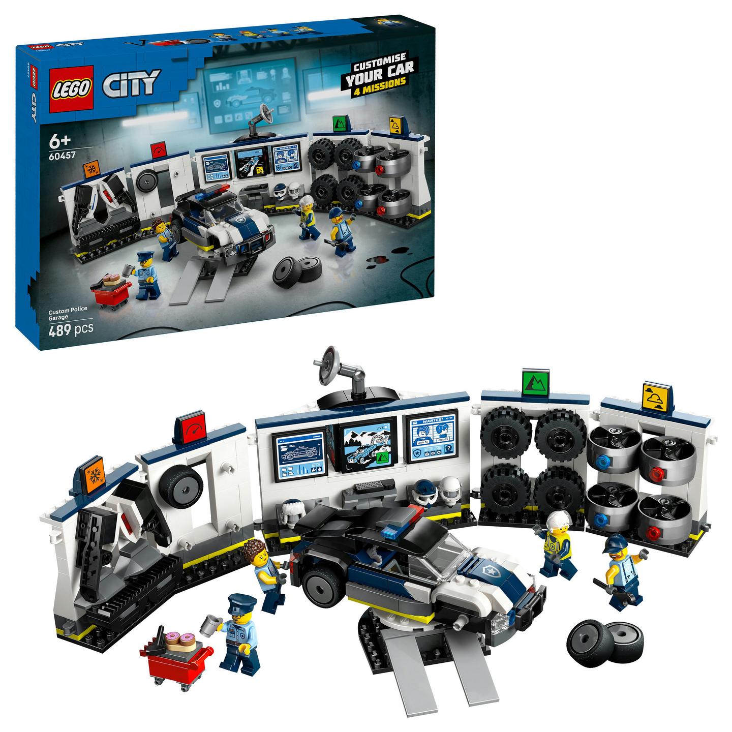 LEGO City Custom Police Car Garage 60457 - 11