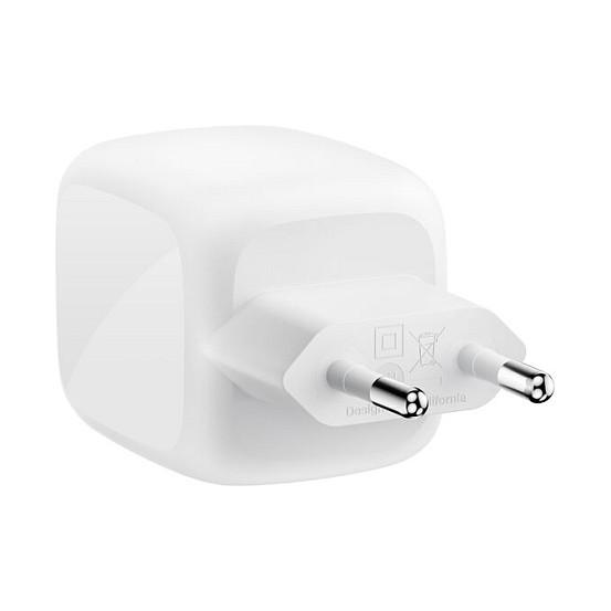 Karikues Belkin BoostCharge Pro / 67W / 2x USB-C / PD / PPS / GaN / Kabllo 2m - Bardhë - 3