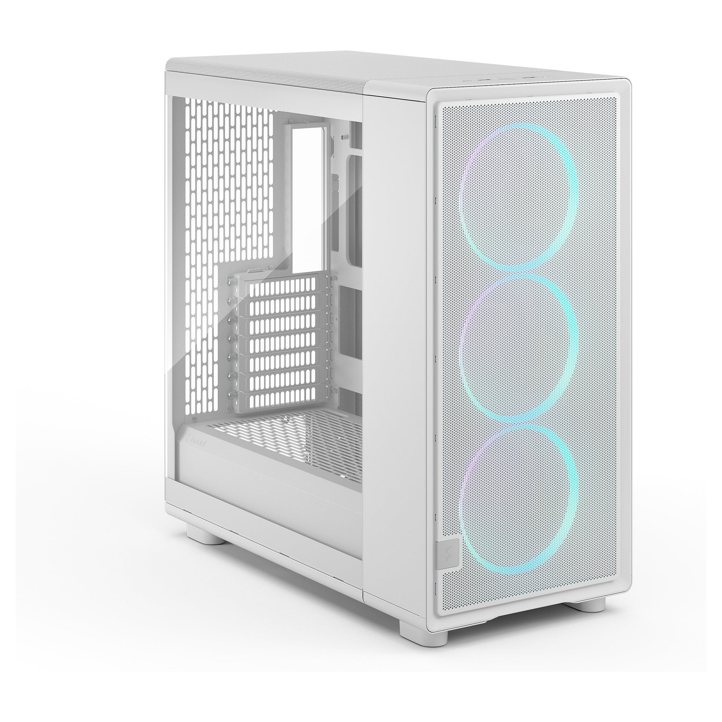 Kasë PC Fractal Design Epoch XL / Mid Tower / E-ATX + ATX / 3x 140mm Fan / Tempered Glass - Bardhë - 2