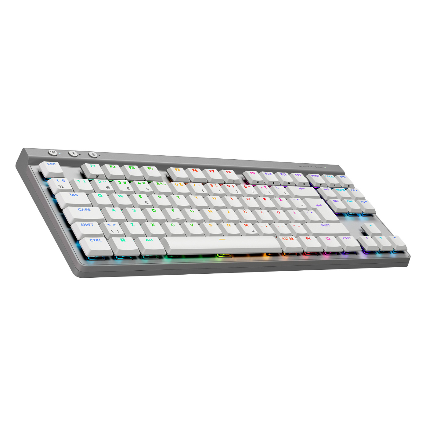 Tastierë Gaming Logitech G 920-012551 / Wired & Wireless / QWERTY / Mekanike / RGB LED - Bardhë - 2