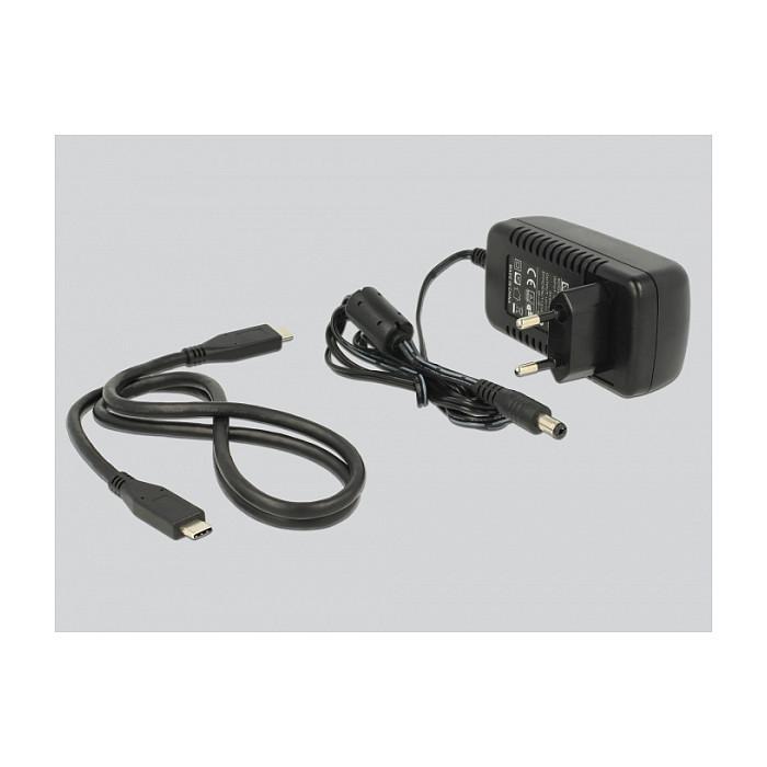 Docking station DeLOCK 63958, për 1x HDD/SSD SATA 2,5", 3,5", USB-C 10 Gbit/s - Zezë - 6