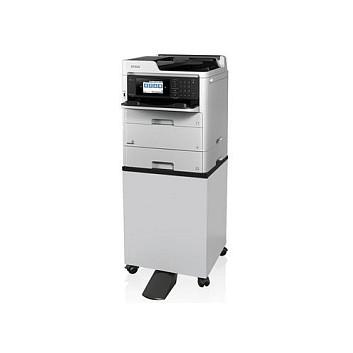 Dollap Mbështetës Epson 7112285, Medium Cabinet, për Printerë WorkForce Pro - Bardhë dhe Zezë - 5