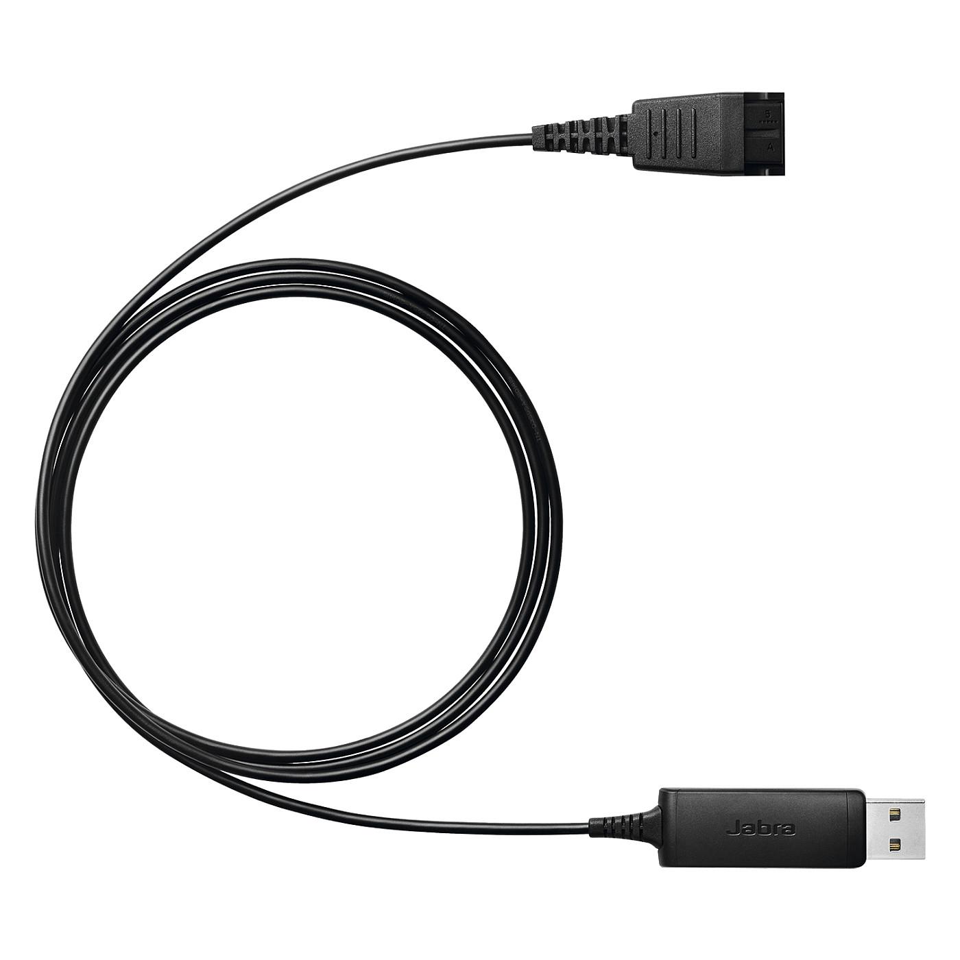 Aksesor për kufje Jabra LINK 230 / 230-09 USB Adapter QD-to-USB – Zezë