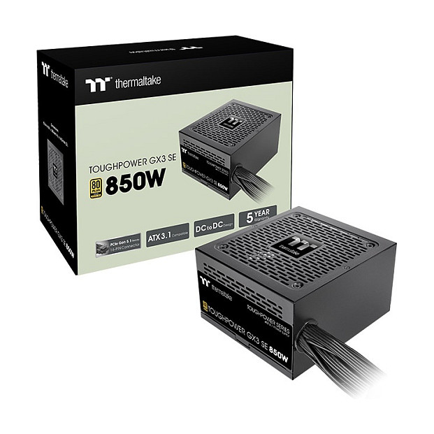 Furnizues Energjie Thermaltake Toughpower GX3 SE / 850W / ATX 3.1 / 80 PLUS Gold - Zezë - 6