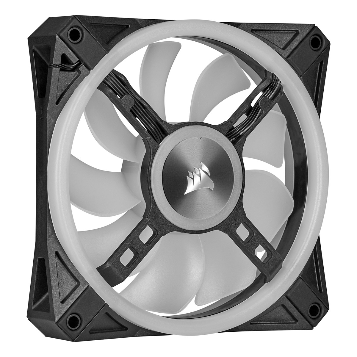 Ftohës për Kasë Corsair iCUE QL140 RGB / 140mm / 550-1250 RPM / RGB / PWM / 2-Pack – Zezë - 10