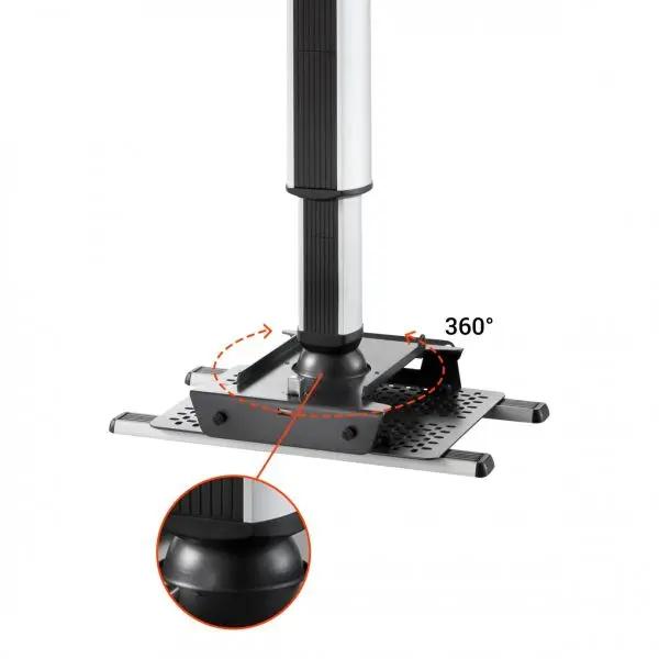 Aksesorë për Projektor celexon MultiCel 4070 Expert / Mbajtëse Tavani / 40–70cm / 25kg - Zezë - 4
