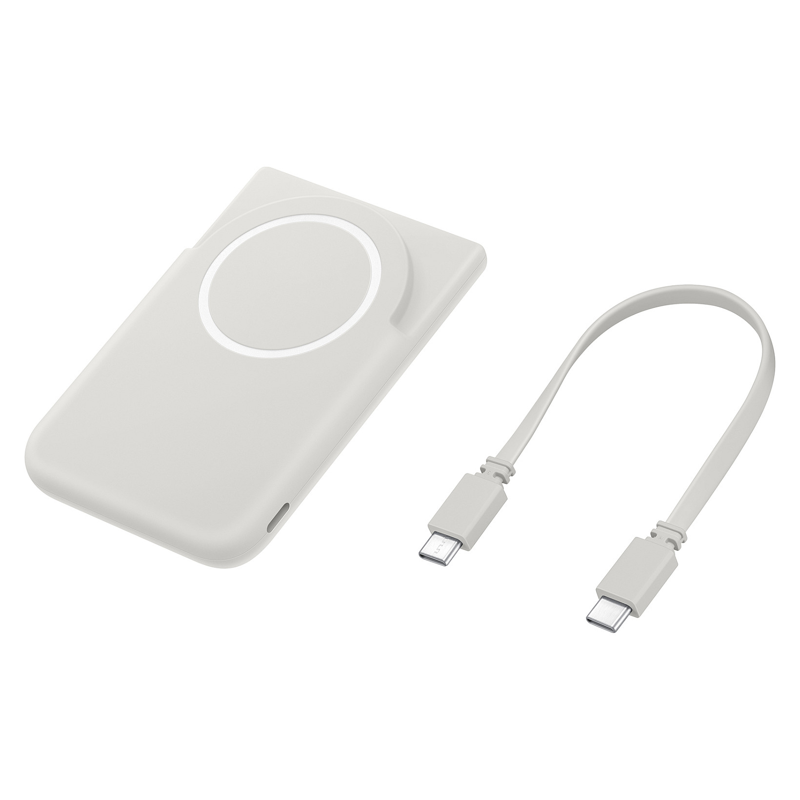Powerbank Samsung EB-U2500XJEGWW / 5000mAh / Qi2 15W / USB-C 25W / Mbajtëse – Gri - 4