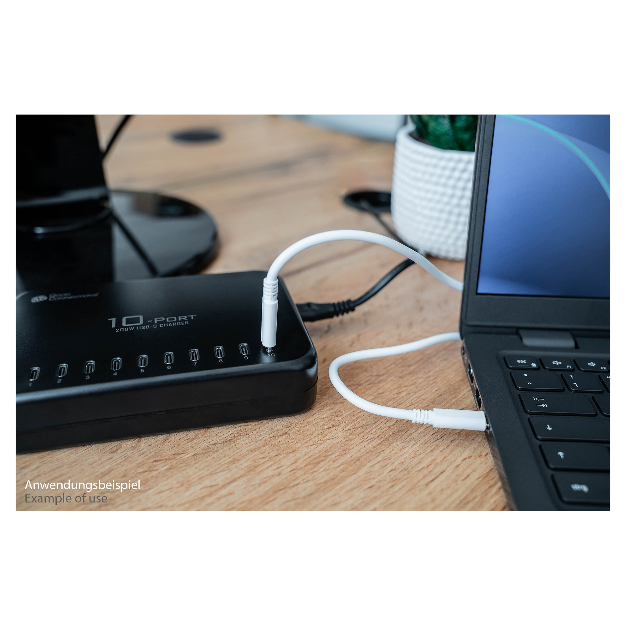 Stacion Karikimi USB-C Good Connections / 200W / 10x USB-C / PD 3.0 / Quick Charge 3.0 – Zezë - 6