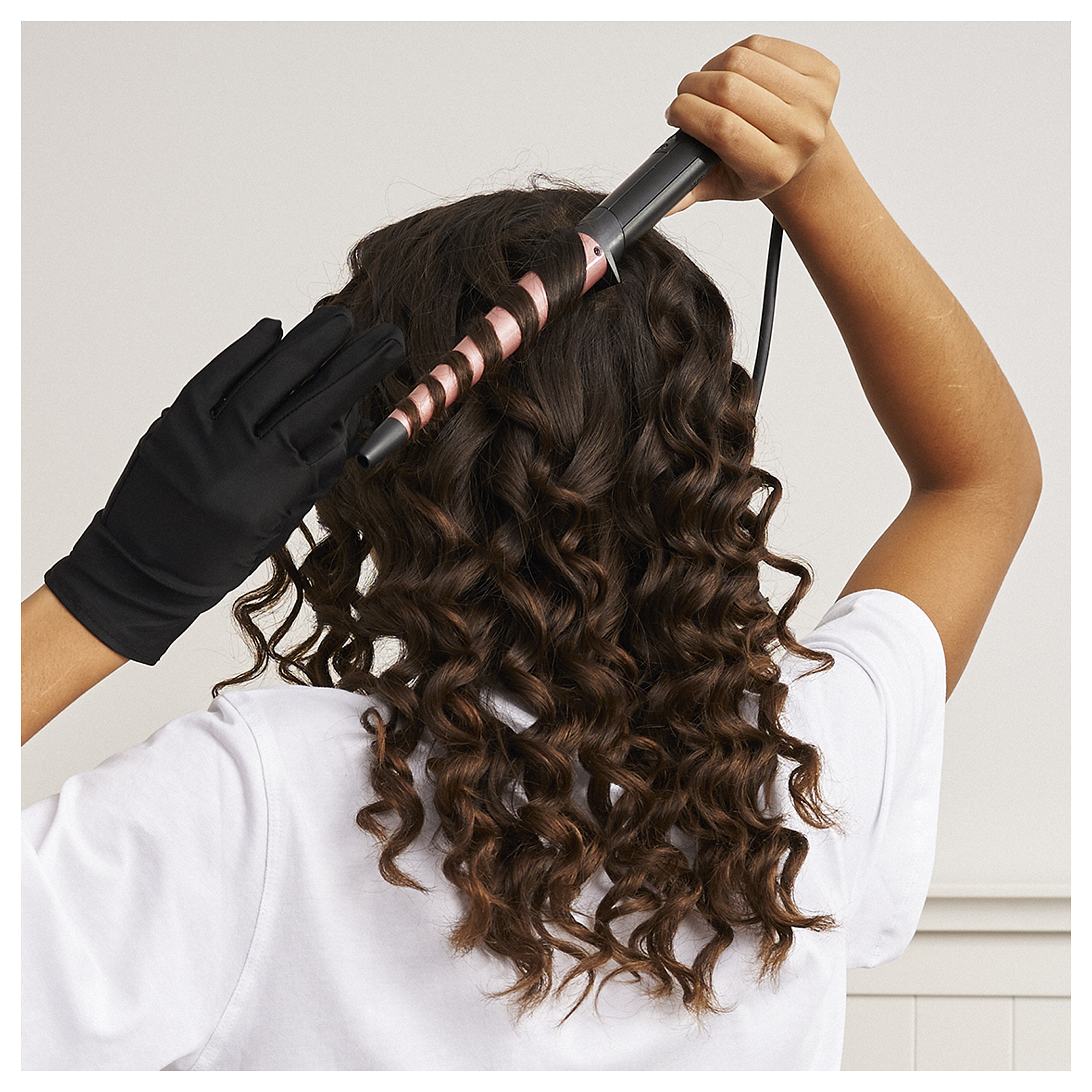 Stiluese për flokë për kaçurrela BaByliss Conical Wand C454E / Quartz-Ceramic / 25–13 mm / 6 Temperatura / 210°C – Zezë - 11