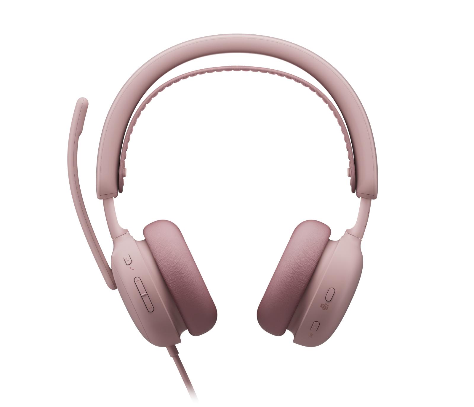 Kufje me kabllo Logitech Zone Wired 2 / USB-C + USB-A / ANC / Driver 40mm - Rozë - 3