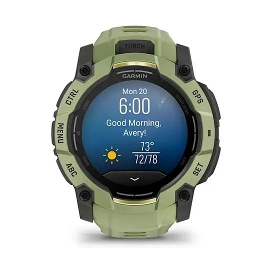 Orë e mençur Garmin Instinct 3, 50mm, AMOLED, GPS, 10 ATM, Limited Edition - Gjelbër - 11