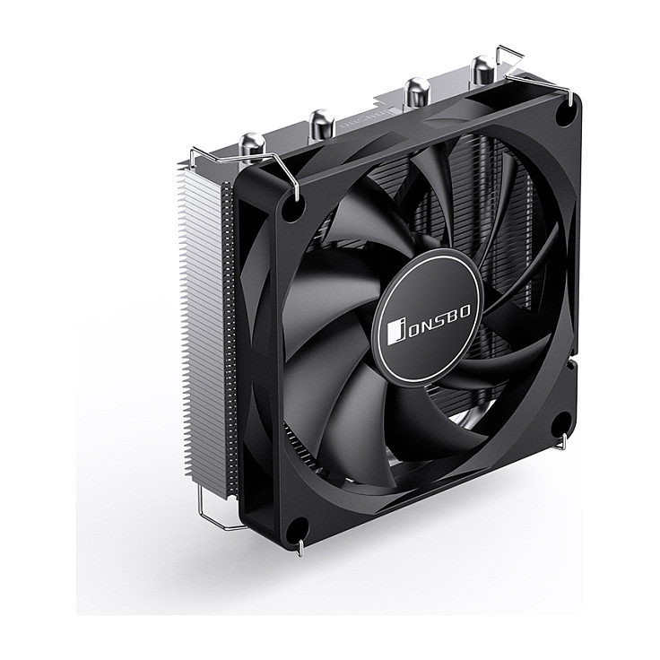 Ftohës për Procesor Jonsbo HP-400S / Low-Profile / Top-Blower / 160W TDP / 4×6mm Heatpipe / 90mm PWM Fan / LGA115x/1200/1700/1851 / AM4/AM5 – Zezë - 5