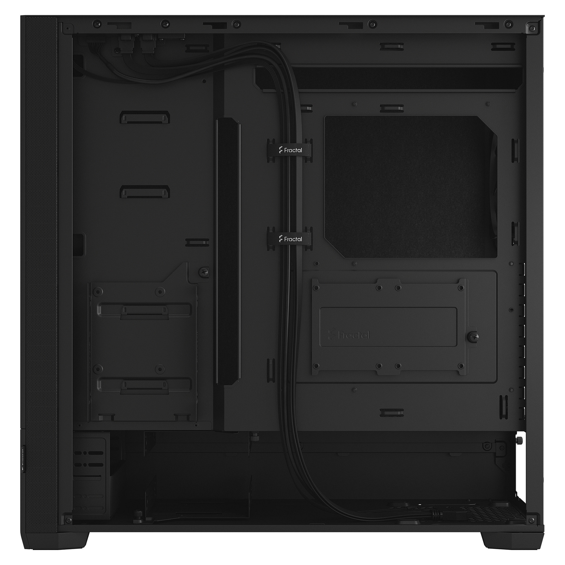 Kasë PC Fractal Design Pop XL Silent / Tower / ATX / 4x 120mm Fan - Zezë - 6