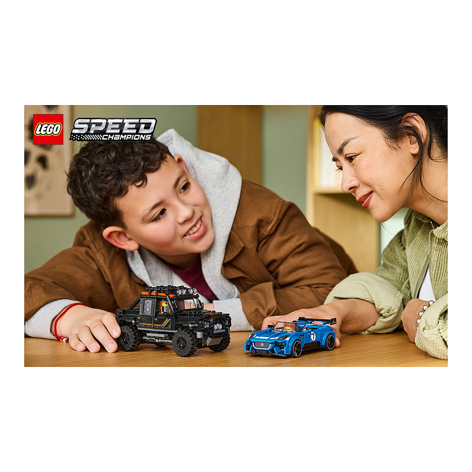 LEGO Speed Champions Jaguar Project 7 & Land Rover Defender - 24