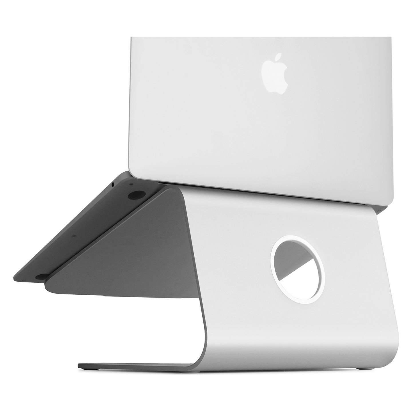 Mbajtës për Laptop Rain Design mStand, për MacBook, Alumini, Ergonomik, Menaxhim Kabllosh - Argjend - 3