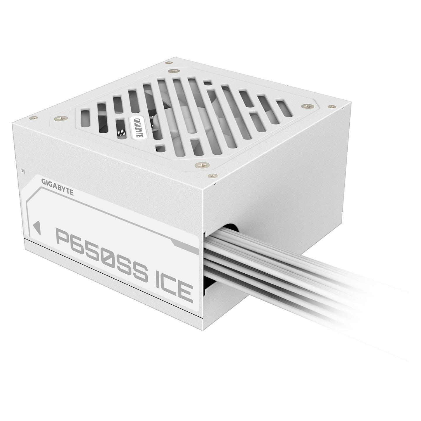 Furnizues Energjie Gigabyte P650SS ICE / 650W / ATX / 80 PLUS Standard / Non-Modular - Bardhë - 3