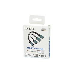 Splitter USB LogiLink UA0315 / USB-C / 3x USB-A / USB 3.2 Gen 1 / 5 Gbit/s - Zezë/Gjelbër - 7