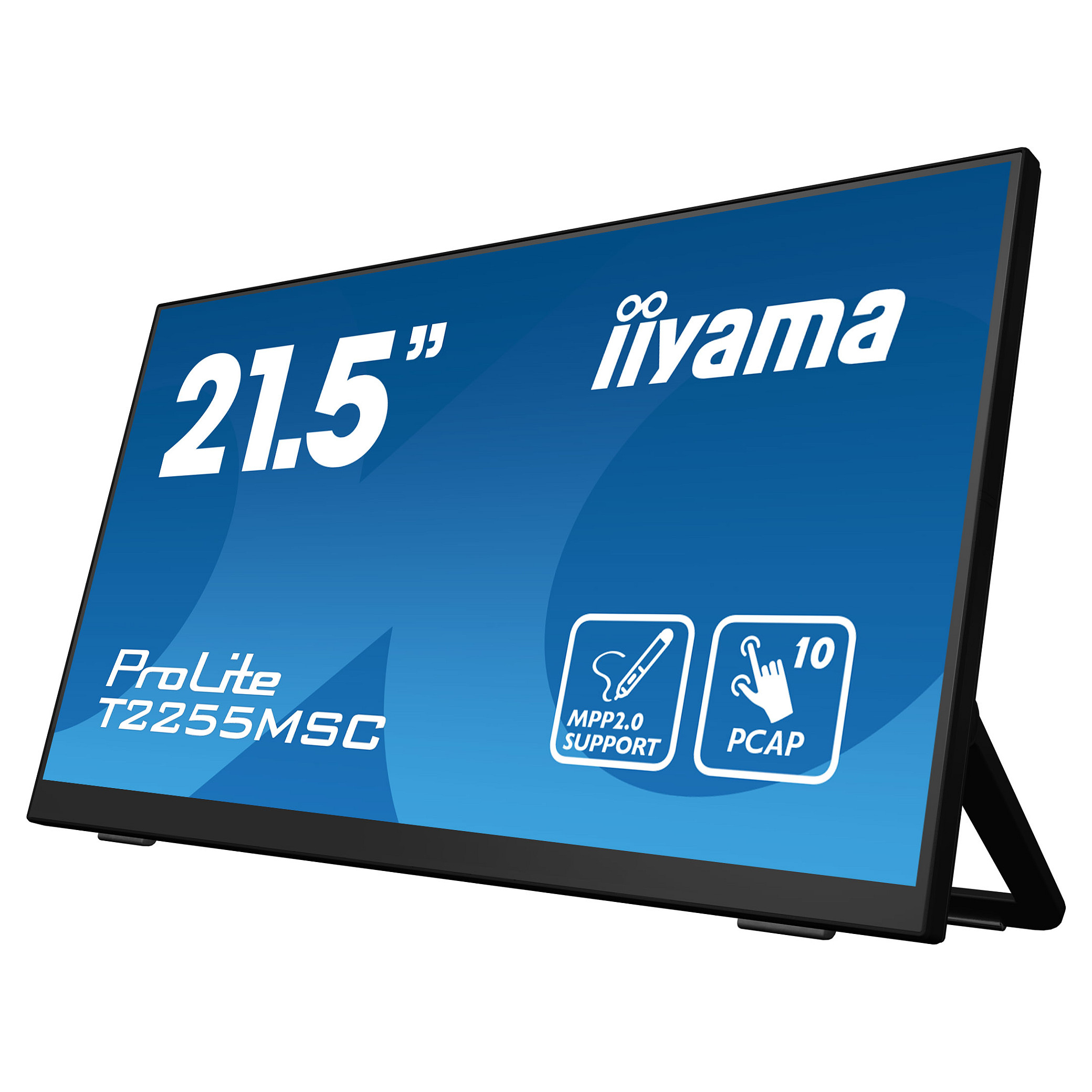 Ekran Interaktiv Iiyama ProLite T2255MSC-B1 / 21.5" / Full HD Touch IPS / 5ms / 60hz / HDMI+DP+USB - Zezë - 5