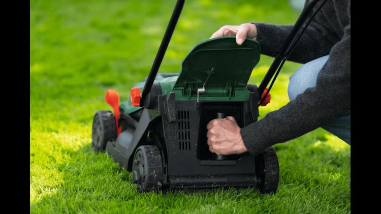 Kositëse Bari me Bateri Bosch Rotak 18V-32, 18V, 32cm, 25–65mm, 35L, Solo - Gjelbër/Zezë - 4