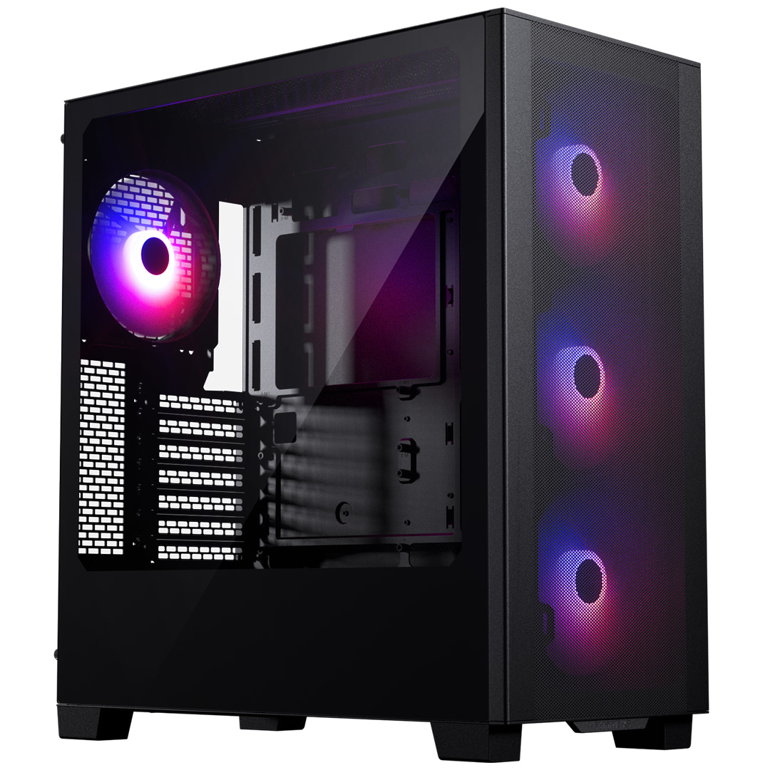 Kasë PC Phanteks XT Pro Ultra / Midi Tower / ATX + E-ATX + Micro-ATX + Mini-ITX / 4x 140mm D-RGB Fan / Tempered Glass - Zezë - 2