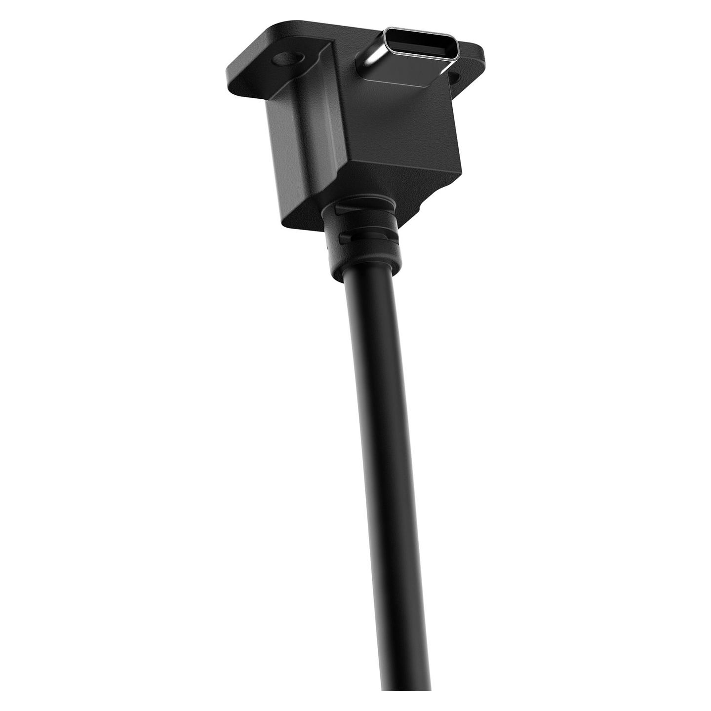 Kabllo USB Fractal Design Model E, USB-C 10Gbps, 1m, Këndore, për Panelin e Kasës - Zezë - 2