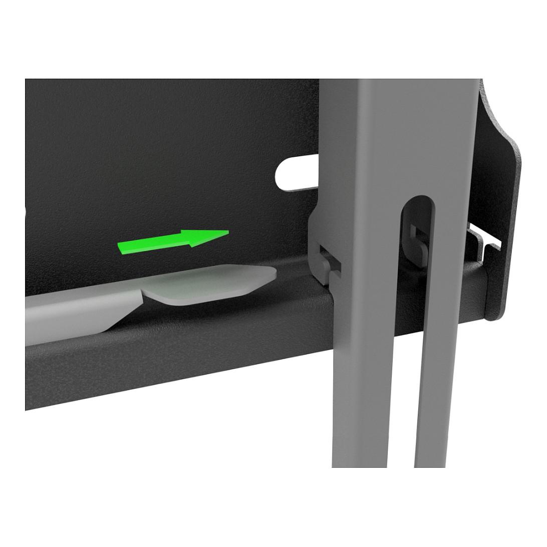 Mbajtëse për Monitor iiyama / Montim në Mur / VESA 100×100–600×400 mm / deri në 125 kg / Fikse - Zezë - 6