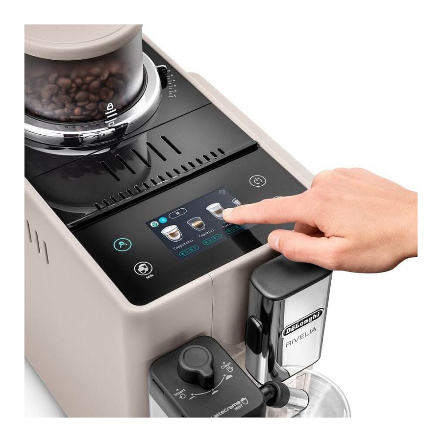 Aparat për Kafe Espresso Automatik De’Longhi Rivelia EXAM440.55.BG, 1450 W, 19 Bar, 1.4 L, LatteCrema – Bezhë - 2
