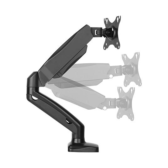 Mbajtëse për Monitor ICY BOX IB-MS303-T , deri 27" , deri 6,5kg , me sustë gazi , VESA 75x75 & 100x100 - Zezë - 3