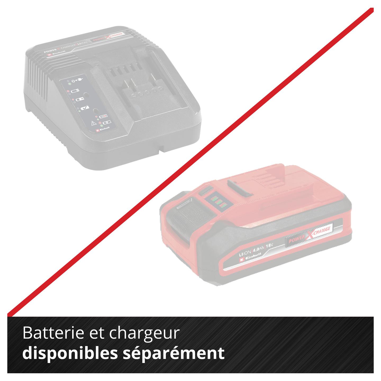 Fshesë me Bateri Einhell TE-SV 18 Li-Solo, 18V, 0.6L, 1.5kg - Kuqe/Zezë - 27