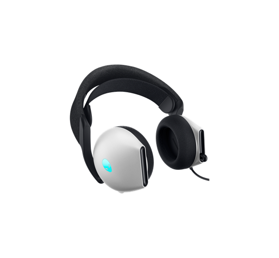 Kufje Gaming Dell Alienware AW520H / Wired / USB + 3.5mm / 40mm / 337g – Bardhë - 2