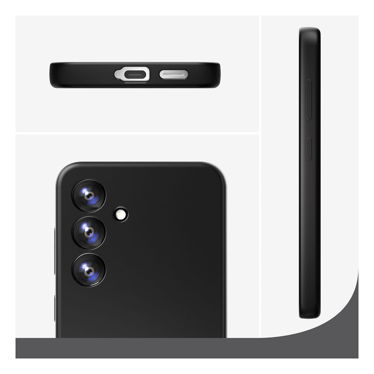 Aksesorë për telefon 4smarts Cupertino / Case / Samsung Galaxy A56 5G / Silikon - Zezë - 2