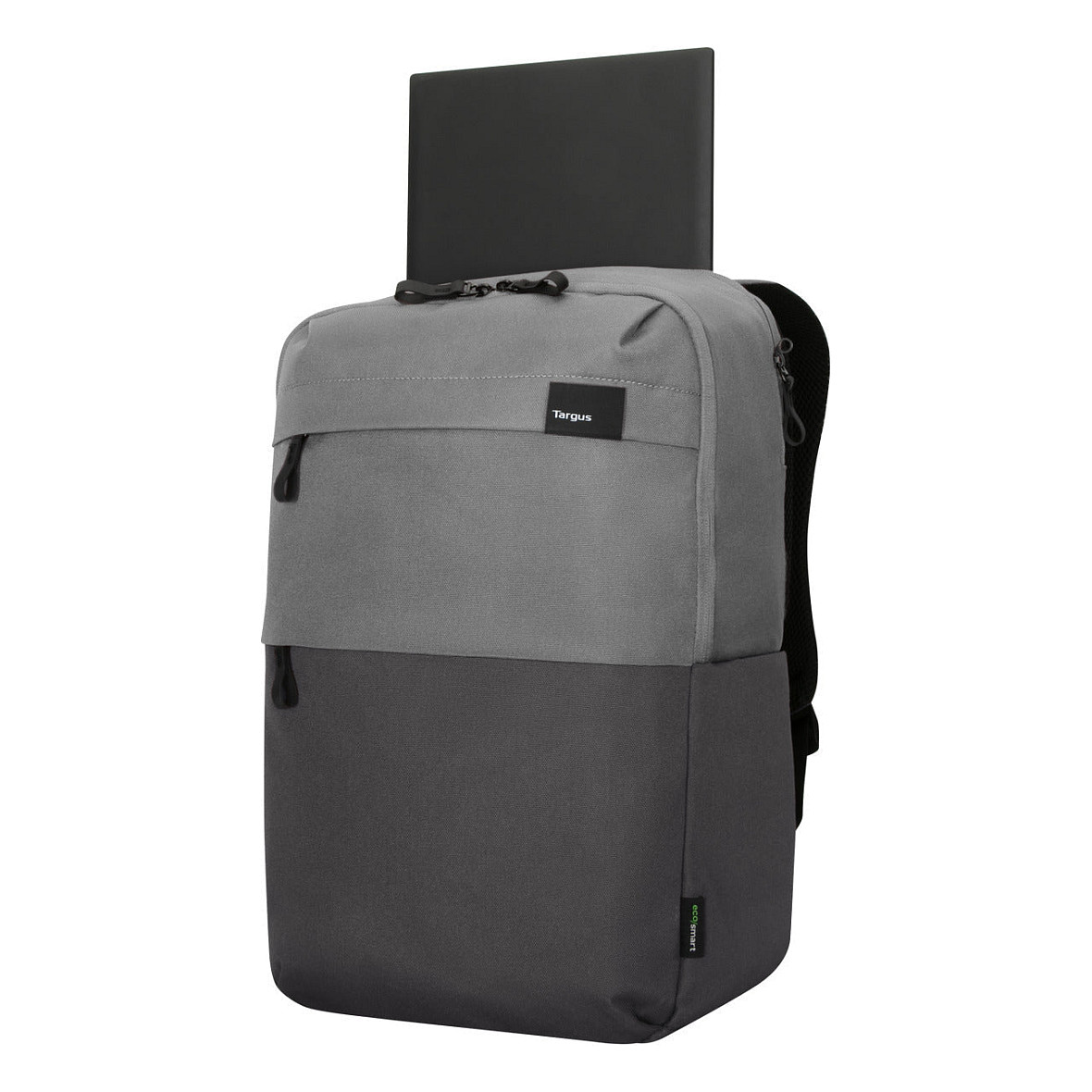 Çantë për laptop Targus Sagano EcoSmart / Travel Backpack / 15.6" / 22 L / RPET 500 / SafePort Sling / RFID Blocking / Hidden Rain Cover / Water Bottle Pocket - Zezë/Gri - 16