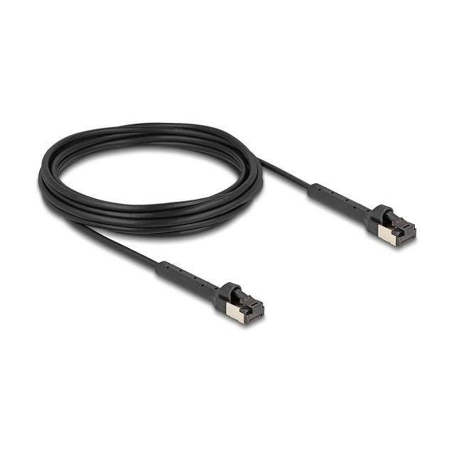Kabllo për Rrjet DeLOCK 80937 / Cat 6A / U/FTP / RJ-45 / 10 Gbit/s / 5m - Zezë