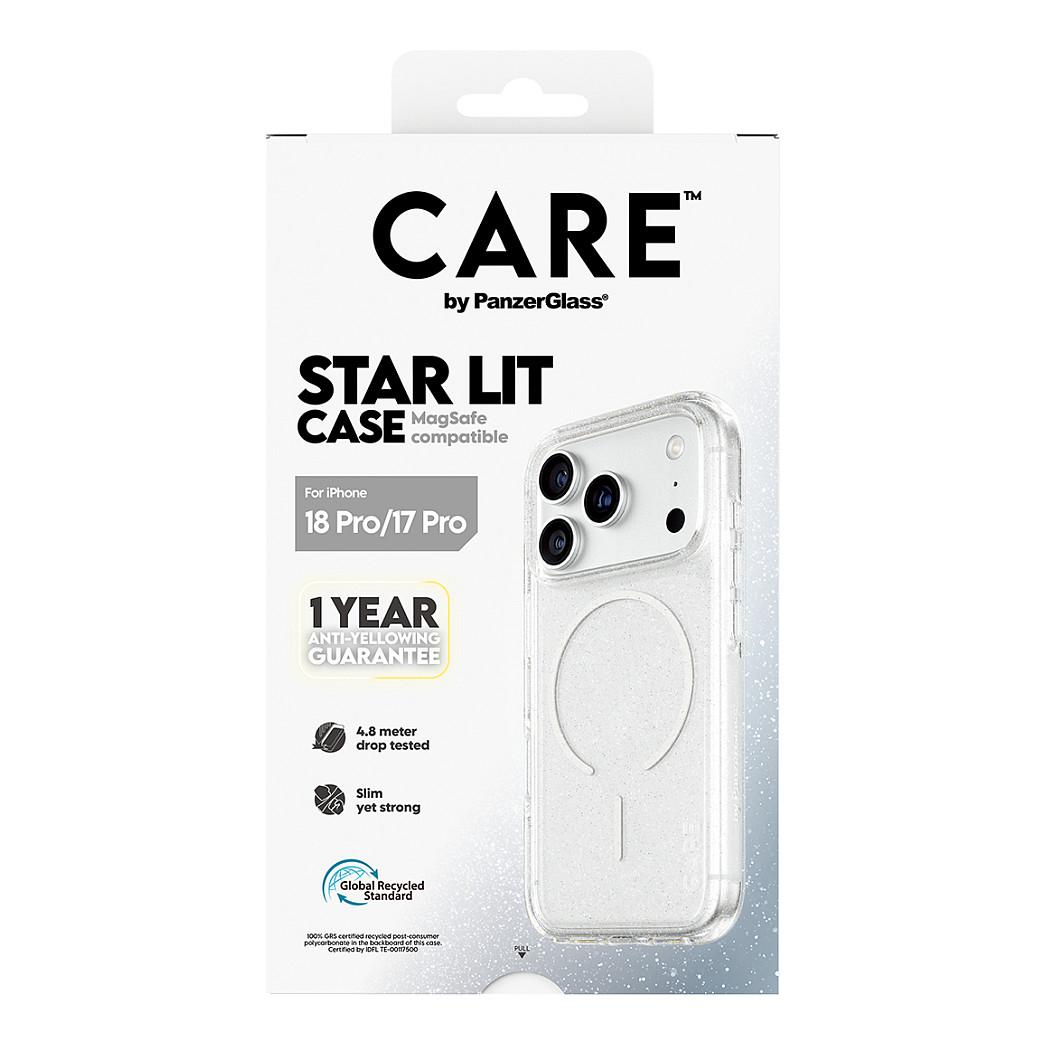 Aksesorë për telefon PanzerGlass CARE Star Lit / iPhone 17 Pro / iPhone 18 Pro / MagSafe / Mbrojtje 4.8m - Transparent - 3