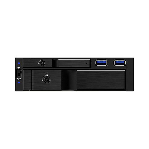 Aksesor për Disqe ICY BOX IB-174SSK-U / 5.25" / SATA - Zezë - 6