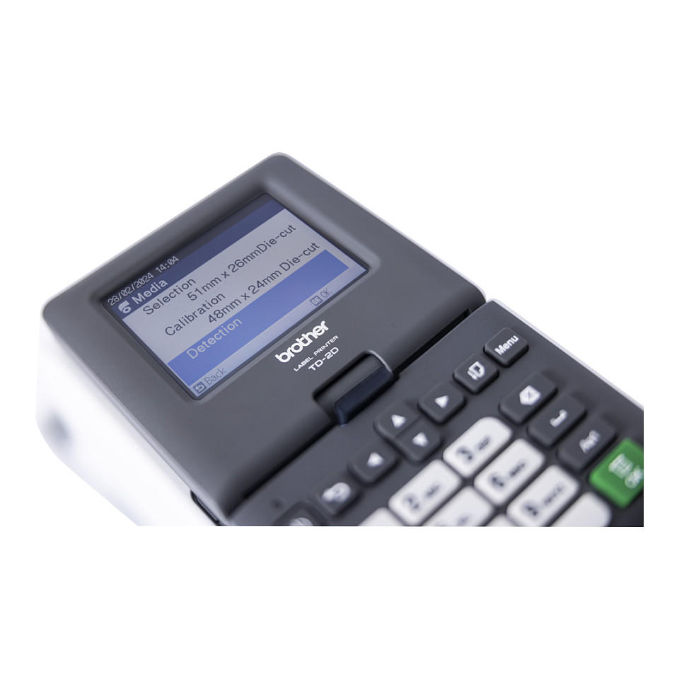 Printer Etiketash Brother TD-2350DSA203 / Direct Termal / 203 × 203 DPI / 152 mm/s / Wi-Fi, Bluetooth, Ethernet & USB – Zezë/Hiri - 6
