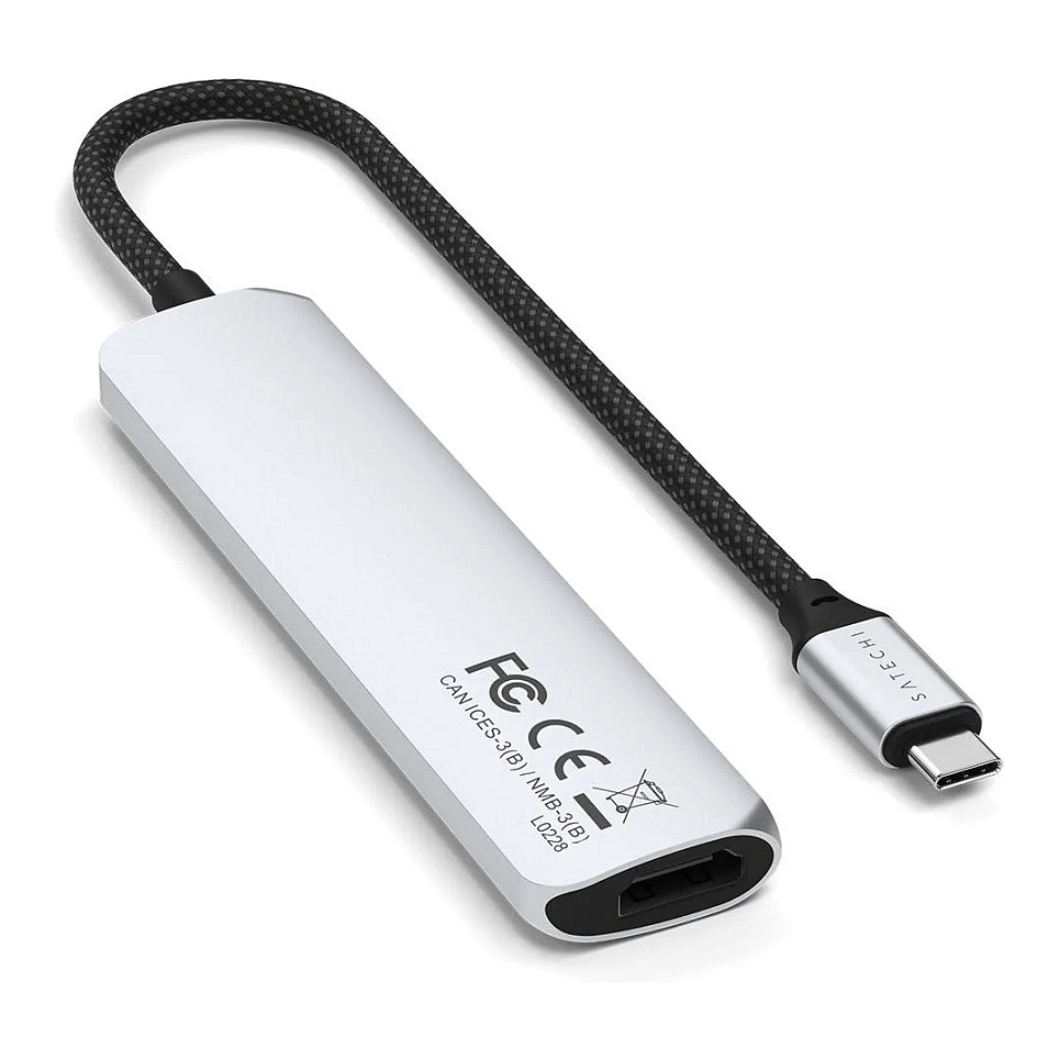 Hub Satechi ST-P6SS / 2x USB-A / 1x HDMI / SD / 1x USB-C 75W – Argjend - 4