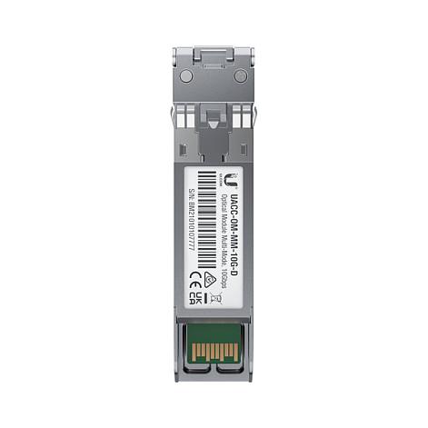 Transceiver SFP+ Ubiquiti UACC-OM-MM-10G-D-2, 10Gbps, Multi-Mode, 300m, 2 copë - Argjend - 2
