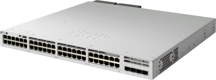 Switch Cisco Catalyst C9300L-48P-4G-E, 48x Gigabit Ethernet RJ45 PoE+, 4x Gigabit SFP, Layer 3 Managed, Network Essentials, Rackmount 1U - Hiri