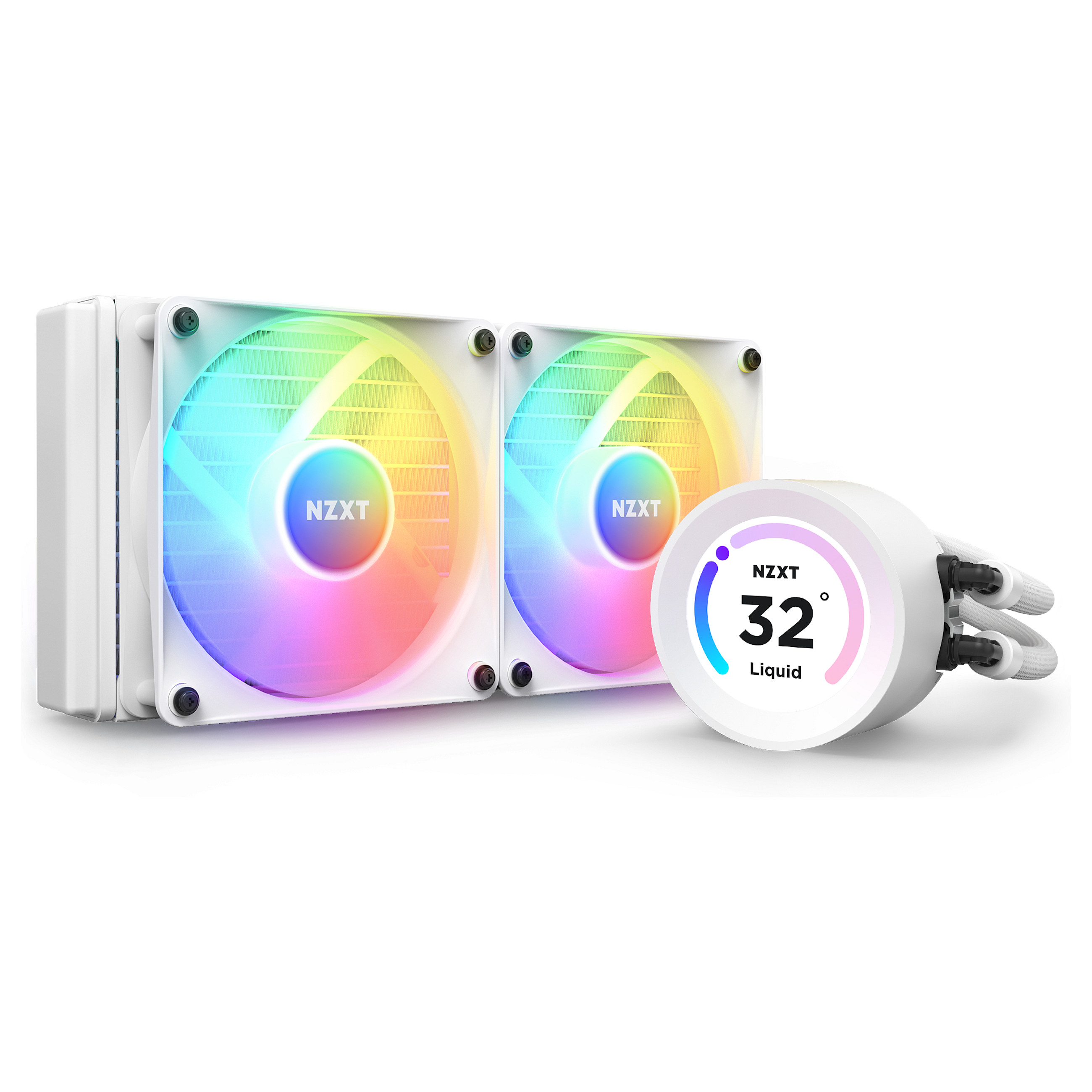 Ftohës për Procesor NZXT Kraken Elite 240 RGB / 240mm / AIO / RGB / LCD - Bardhë