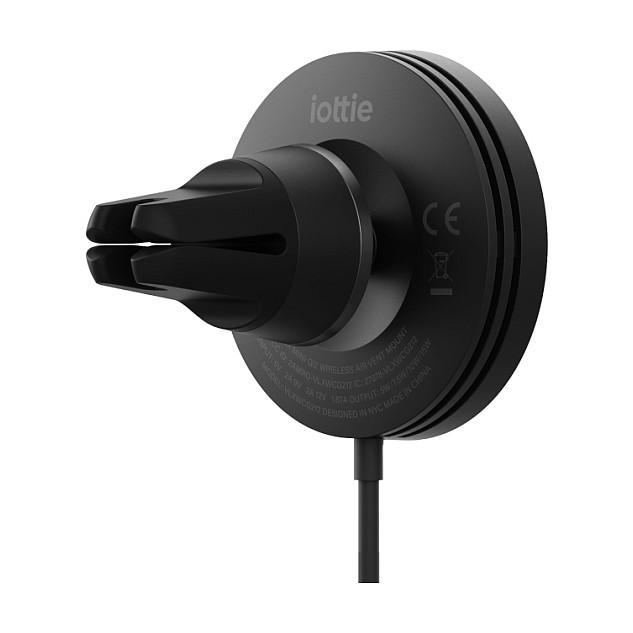 Adapter Telefoni për Veturë iOttie Velox Mini / Qi2 / 15 W / Montim në Ventilim / Magnetik – Zezë - 4