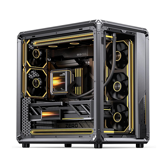Kasë PC JONSBO X400 / Midi Tower / ATX / Back-Connect / Tempered Glass - Gri - 15