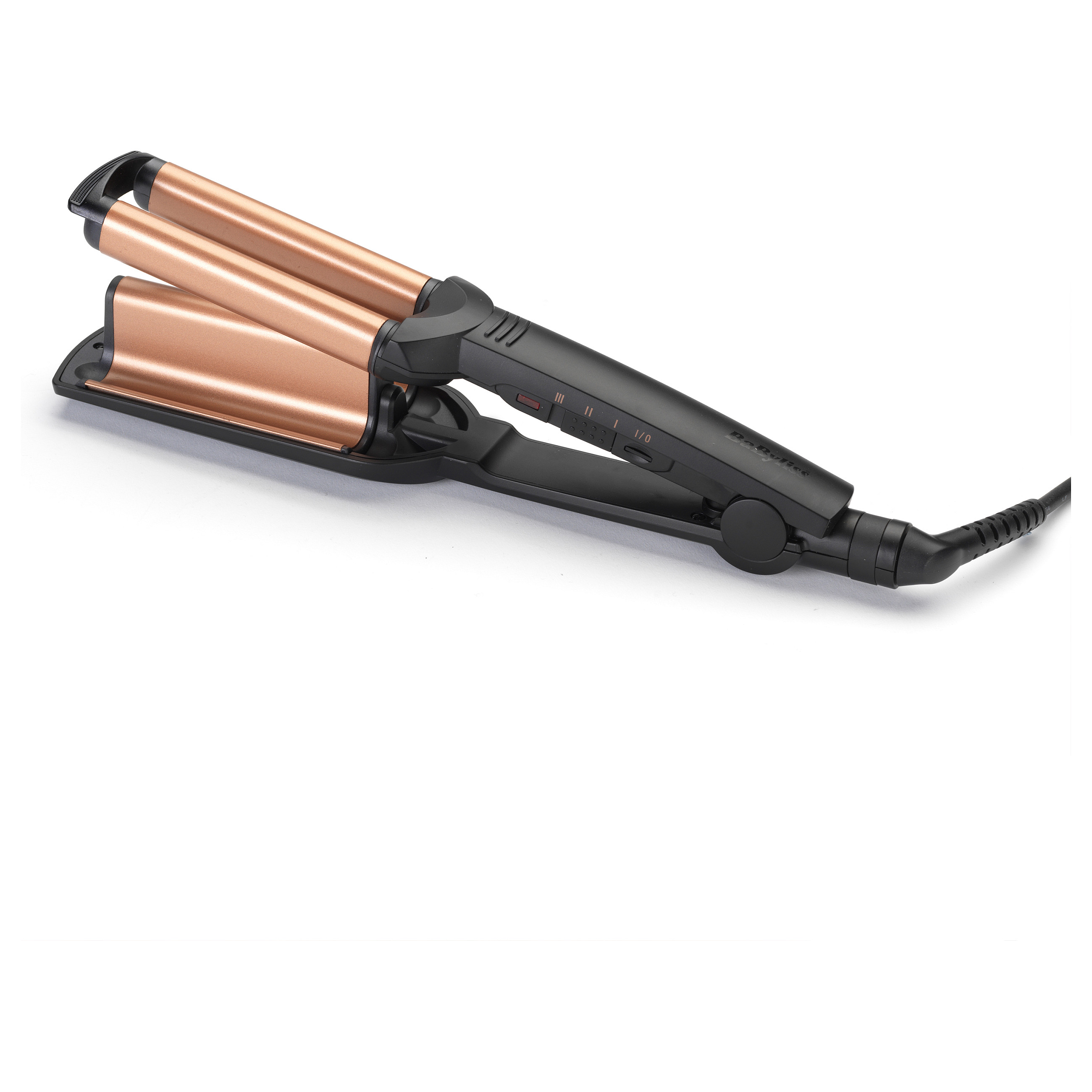 Stiluese për flokë BaByliss Deep Waves W2447E / Tourmaline-Ceramic / 3 Temperatura / 200°C / Advanced Ceramics – Zezë/Bronz - 5