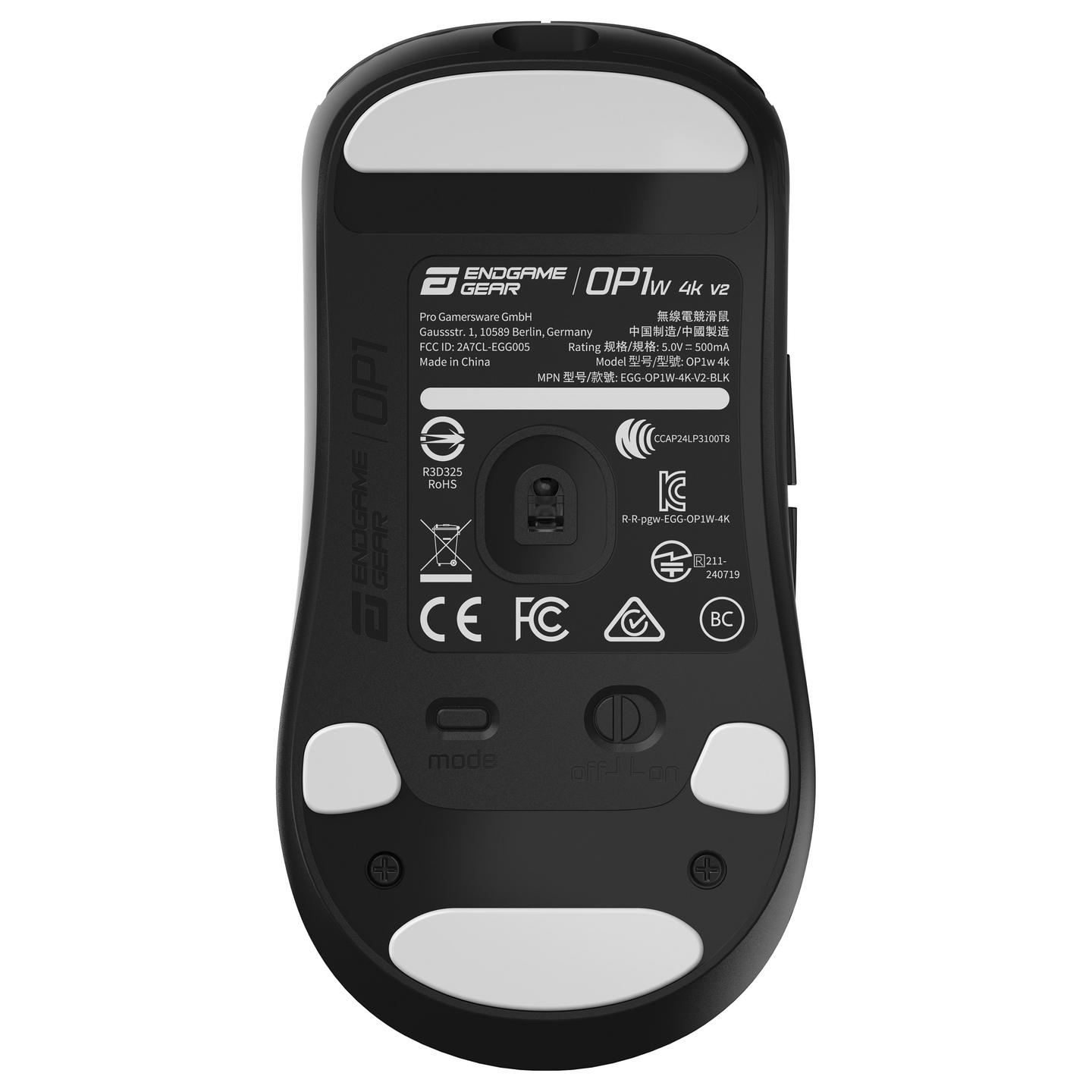 Maus Gaming Endgame Gear OP1w 4k v2, Wireless, 30000DPI, 4000Hz, PixArt PAW3950 U+1F95A, 7 Butona, 2.4GHz - Zezë - 9