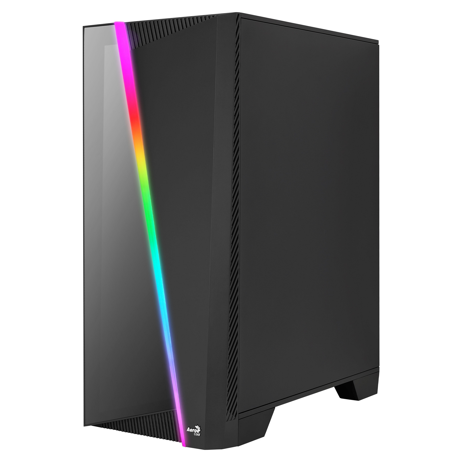 Kasë PC Aerocool Mirage / Midi Tower / ATX / 1x 120mm ARGB Fan / Tempered Glass - Zezë - 3