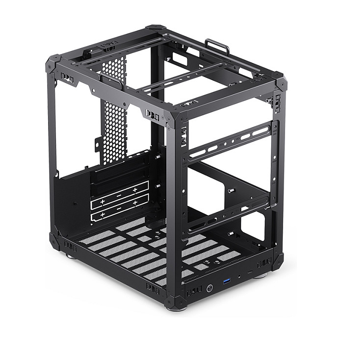 Kasë PC JONSBO C6 Handle / Mini Tower / Micro-ATX / Mini-ITX / Mesh - Zezë - 29