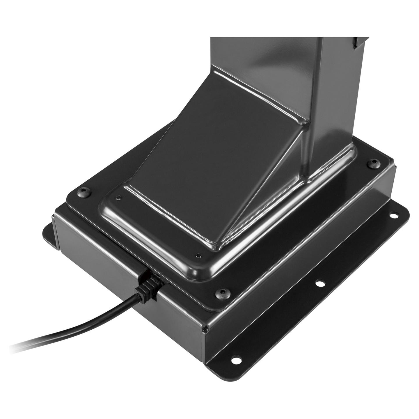 Mbajtëse për TV Equip 650606 , 37–65" , deri 50kg , për dysheme , lartësi elektrike e rregullueshme , me telekomandë , VESA 200x200–600x400 - Zezë - 6
